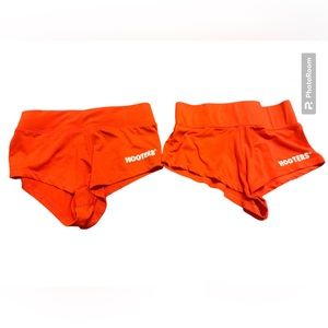 Orange hooters shorts